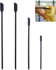 Mini Silicone Spatula Set- Small Rubber Spatula for Makeup- Thin Jar
