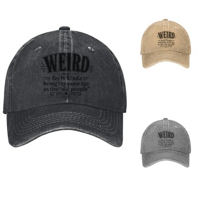 Same Age as Old People Dad Hat Funny Retro Baseball Cap