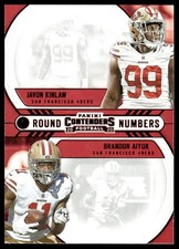 Javon Kinlaw / Brandon Aiyuk Rookie 2020 Panini Contenders #RN-KA 49ers