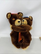 VINTAGE DAKIN NATURE BABIES HUGGING TEDDY BEARS PLUSH STUFFED ANIMAL WITH TAGS