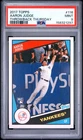 2017 Topps Aaron Judge #116 Throwback Thursday *RARE* Rookie Card PSA 9 MINT