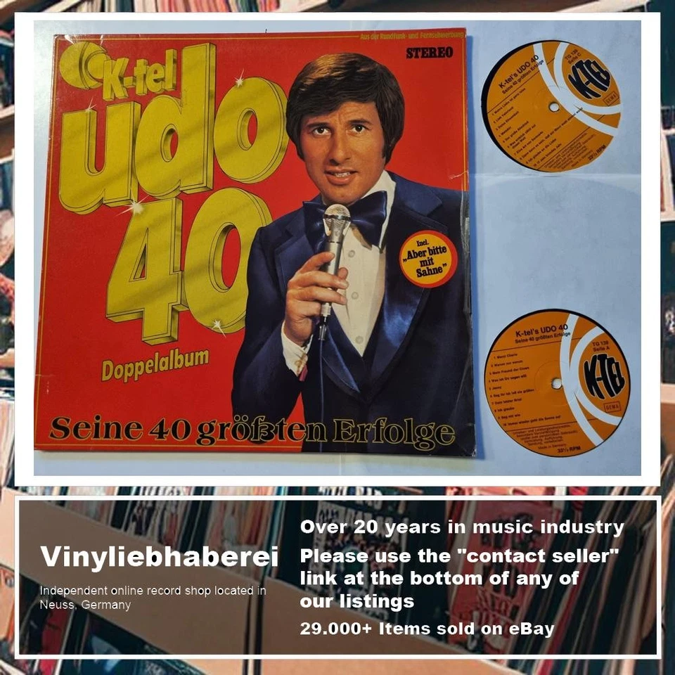 Udo Jürgens - Udo 40 - Seine 40 Größten Erfolge 2x Vinyl LP Germany - Image 4 of 4