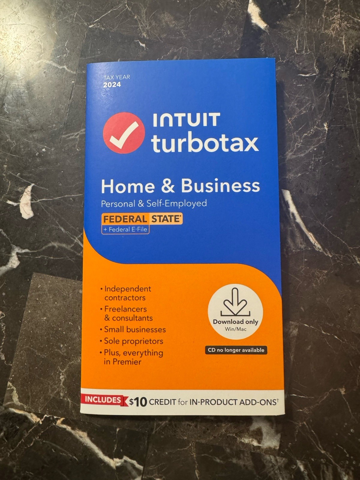 2024 Intuit Turbotax Home Business Federal State Window Mac USA Sealed NEW 2024
