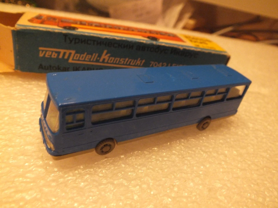 DDR - VEB Modell-Konstrukt - IKARUS - Reisebus  - 1:120 mit OVP. - Bild 2 von 4