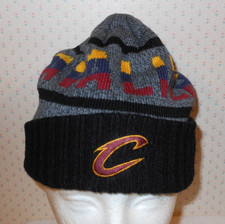 Cleveland Cavaliers RETRO Flat Cotton Logo on Front Mulitcolor Beanie Hat