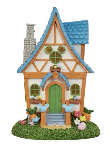 Disney 2025 13 piezas musical iluminado pueblo de primavera de Pascua casa de zanahoria iluminada - Imagen 5 de 10