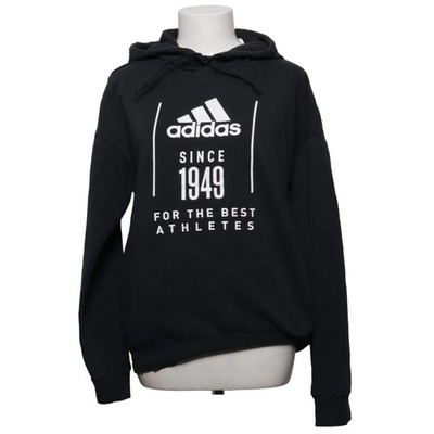 Adidas, Kapuzenpullover, Größe: S, Weiß/Schwarz, Print, Damen #WVR