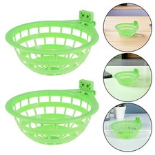 8pcs Plastic Canary Nest-Bird Nest Plastic Hollow Hanging Cage