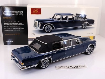 CMC 1:18 Mercedes-Benz 600 Pullman Landaulet 1965-81(W100)Blue (M
