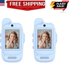 Video Walkie Talkies for Kids, Handheld 2 Pack Rechargeable Kids Video walkie...