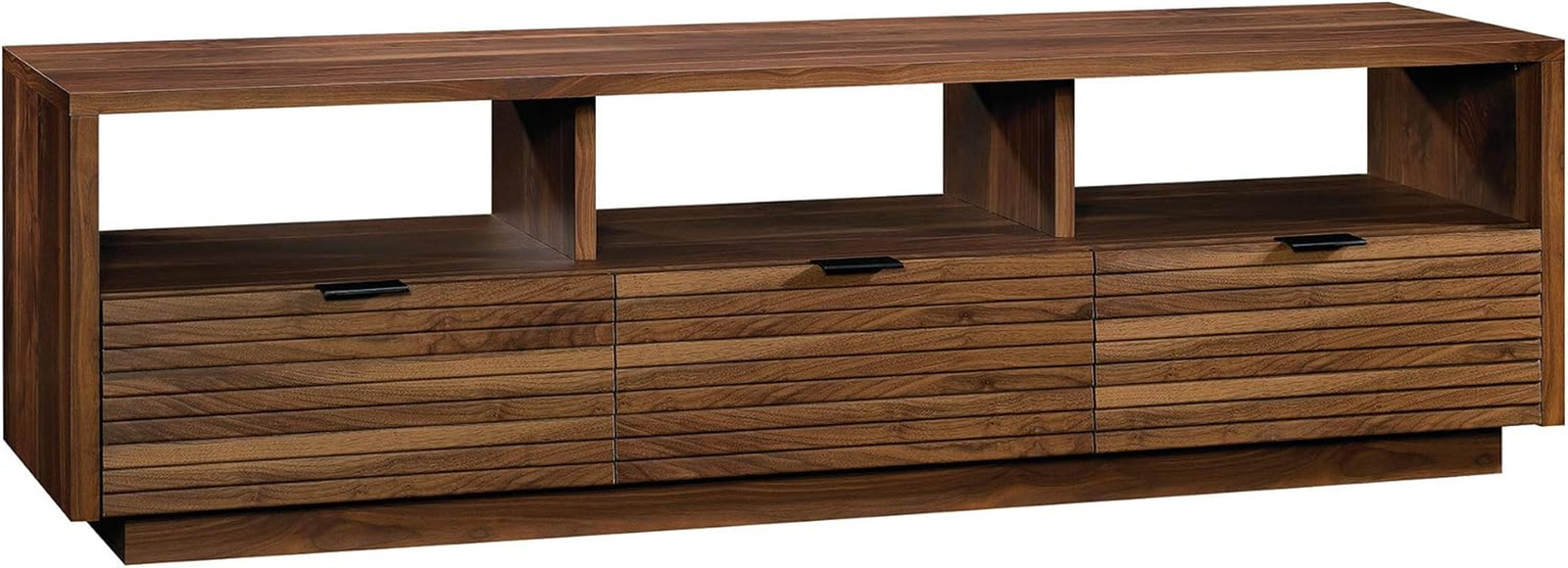 Harvey Park Walnut TV Credenza - Chic Storage for 70-Inch TV