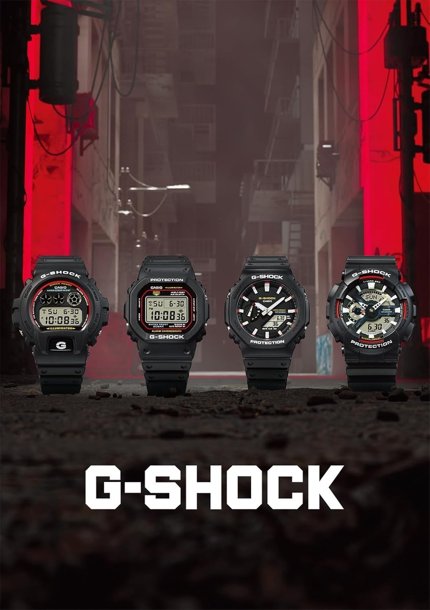 CASIO G-SHOCK GA-2100RL-1AJF Iconic Styles Black Analog Digital