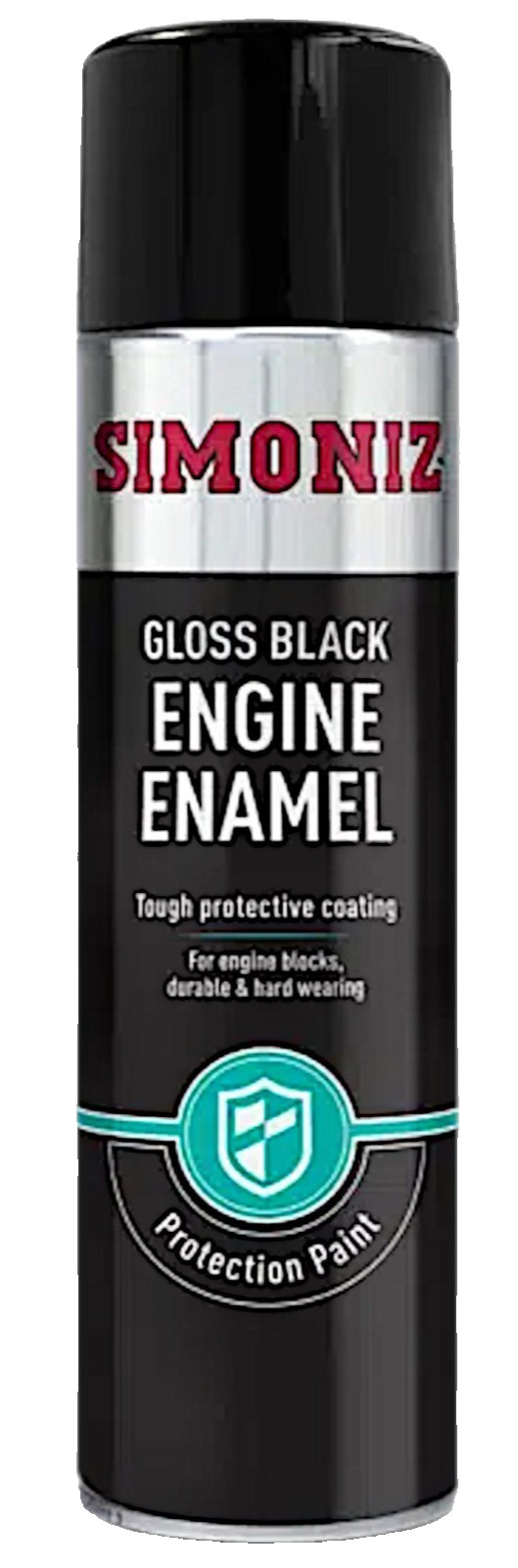 SIMVHT32D Engine Enamel Spray Paint 500ml x6 Aerosol Spray Gloss Black Simoniz - Image 4