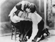 Harold Lloyd with Jobyna Ralston in film 'The Freshman' 1925 OLD PHOTO