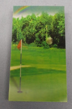 lot of 8 trophy parts heavyweight cardboard insert golf hologram craft item