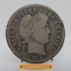 1913 Barber Silver Dime, 90% Silver - #C55792NQ