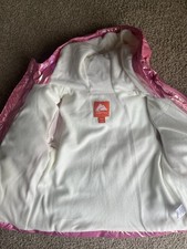 Ozark Trail Girls Pink Hooded Insulated Puffer Jacket L 10-12 M 7/8 S 6/6x 