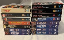 Star Trek Movies VHS Lot of 15 Motion Picture TV Shows & Movies Sci-Fi Untested
