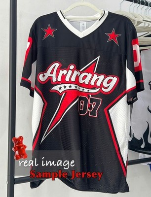 FOOTBALL JERSEY ARIRANG WORLD TOUR CONCERT OUTFIT BANGTAN JUNGKOOK