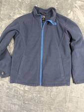 The North Face Boys Navy Fleece Full-Zip Jacket L 14/16