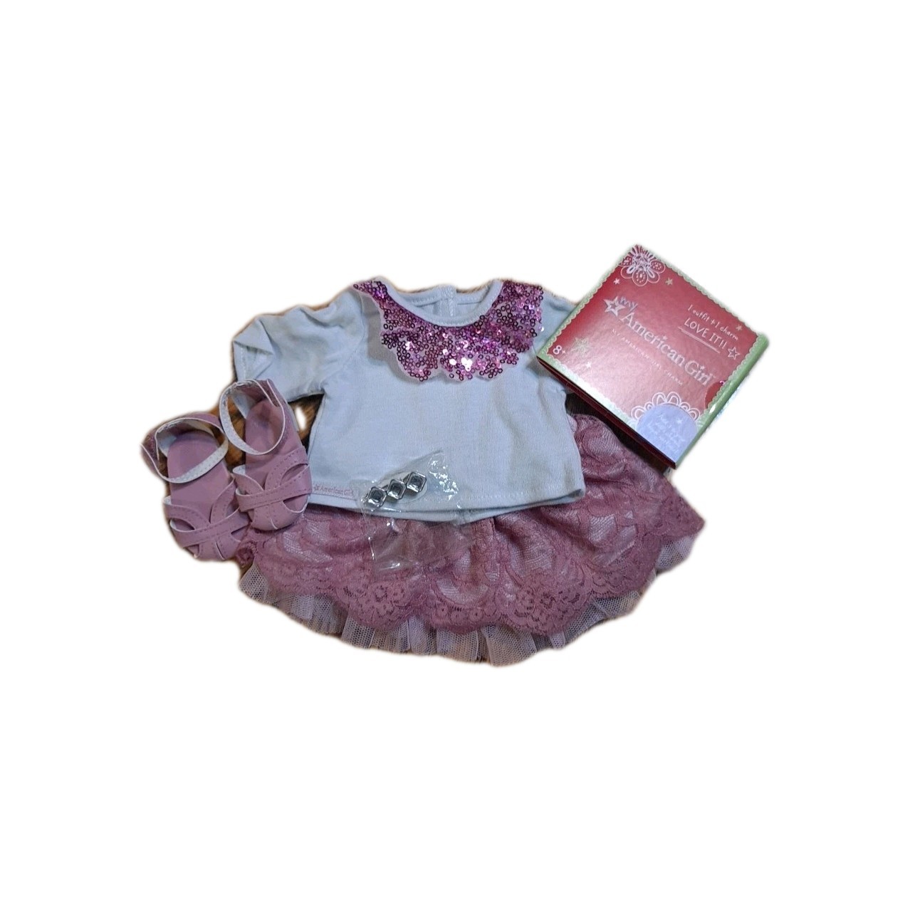 American Girl Sparkle Sequin Outfit NIB