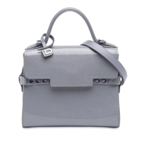 Delvaux Micro Patent Tempete Satchel Pre-Loved Lilac