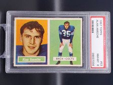 1957 Topps Alan Ameche Baltimore Colts 53 PSA 8