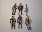 GI Joe figure lot 1990s  5 figures total not complete one weapon