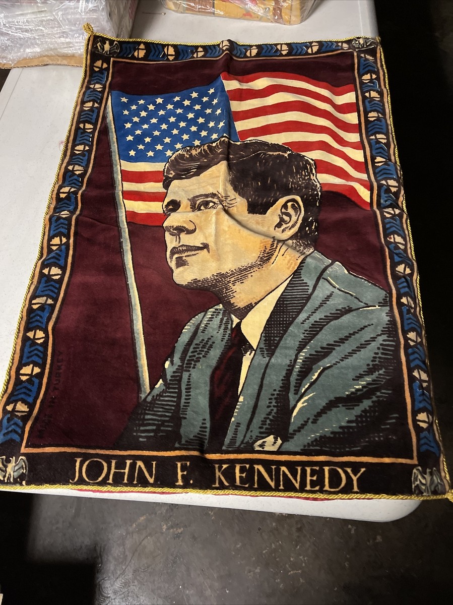 Amazing and Original 1964 John F Kennedy Presidential Banner