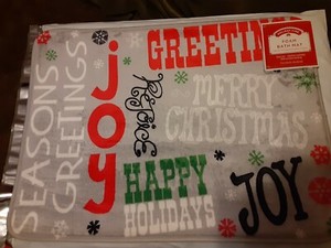 Holiday Time Foam Bath Mat