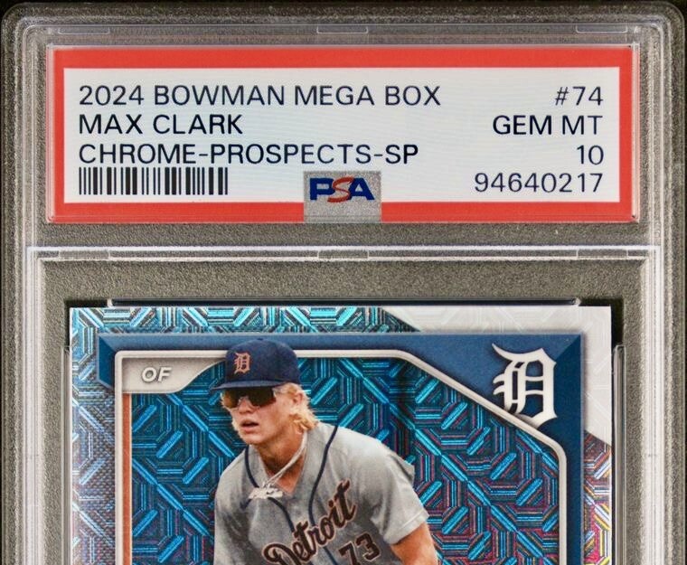 PSA 10 GM 2024 Bowman Mojo Mega Box Ref Max Clark Image