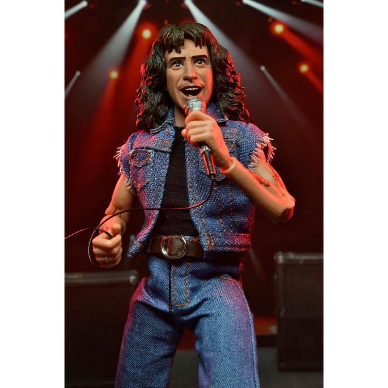 NECA Action Figure Bon Scott (AC/DC) - Highway To Hell - Collezionabile 20 Cm Con Accessori - 3