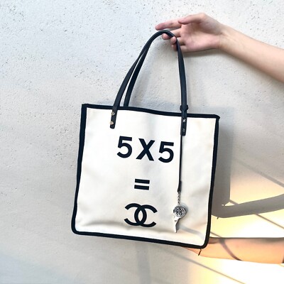 【希少☆レア】CHANEL ナンバー5 キャンバストート／ショルダーバッグ 10003980_1.jpg