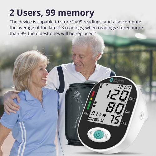 2025 Upper Arm Digital Blood Pressure Monitor Portable Heart Rate Meter LCD - Picture 3 of 11