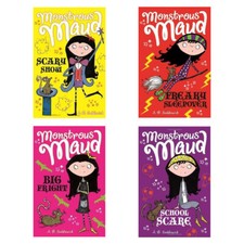 Monstrous Maud Book Set by A. B. Saddlewick 4x Fantasy Paper Back Books