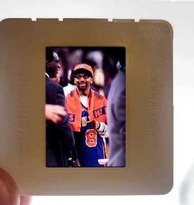 1999 NBA FINALS ORIGINAL NEGATIVE FILM SLIDE SPIKE LEE NEW YORK KNICKS 