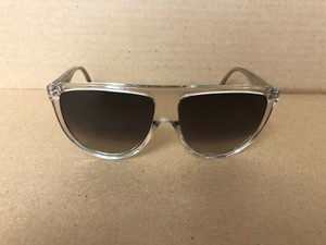Celine CL40006I Gafas de sol 40006I Marco Claro Transparente Lentes  Marrones 72F 62-13 | eBay