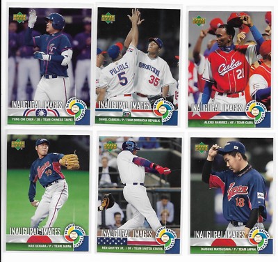 2006 Upper Deck INAUGURAL IMAGES WBC Pick-A-Insert Griffey Daisuke Ramirez Uehra