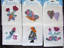 Hand made quilt patches Clasic Collection choice design butterfly heart tulip 