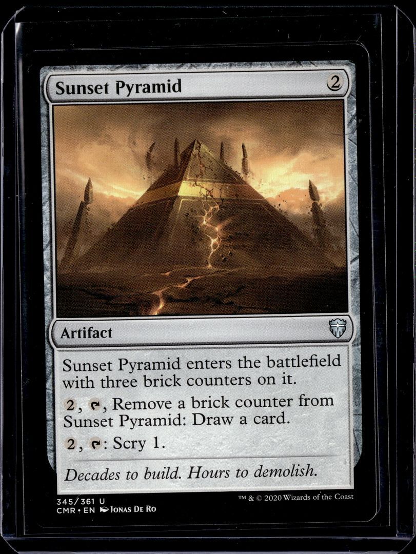 Sunset Pyramid - 345/361 - CMR - NM - MTG Magic the Gathering | eBay