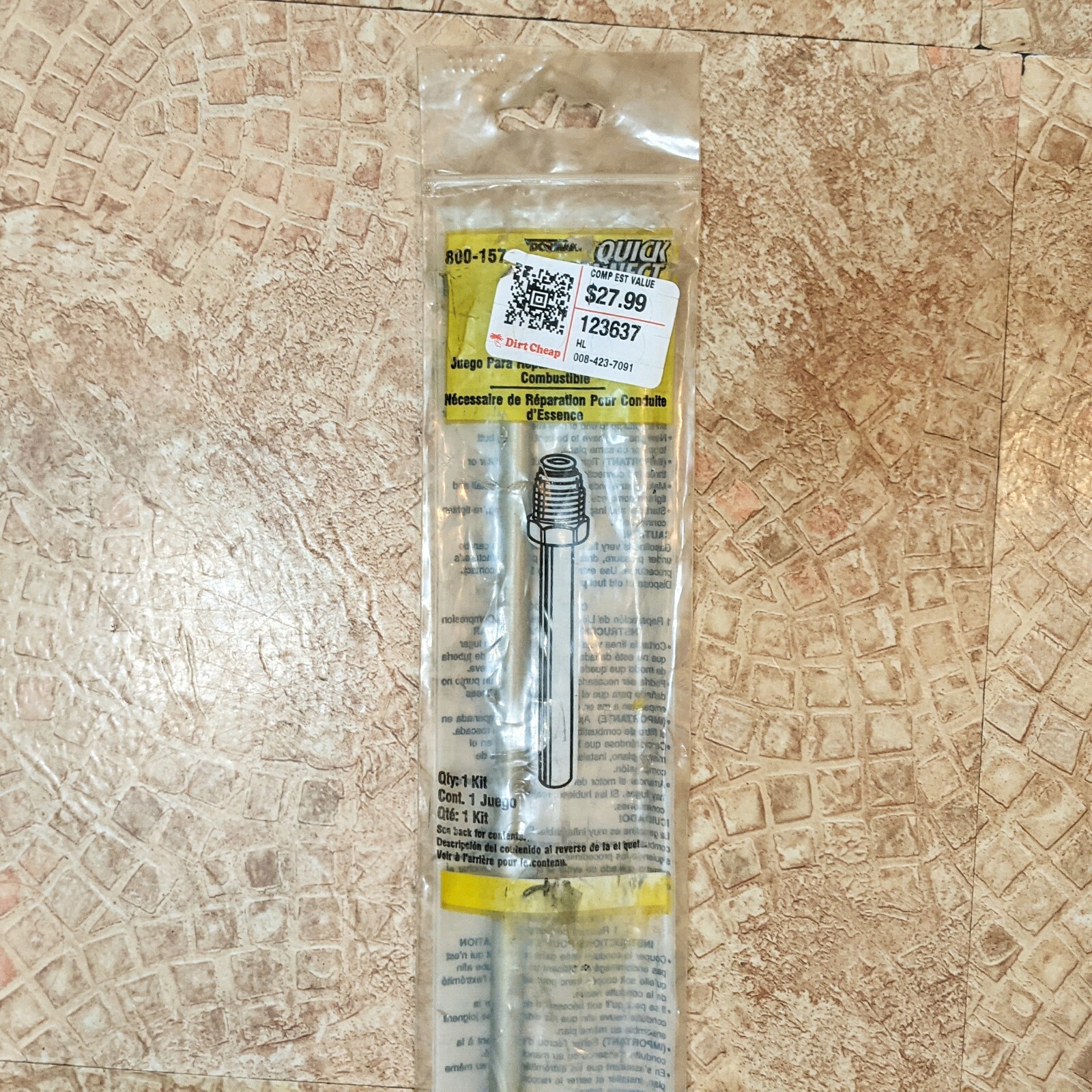 Dorman 800157 Steel Fuel Line Repair Kit for Cadillac Chevy GMC Geo