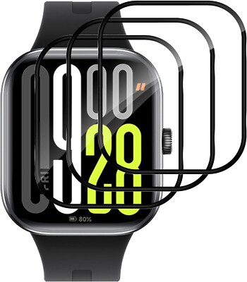 3X 3D Schutzglas für Xiaomi Redmi Watch 5 Hartglas Display Full Screen