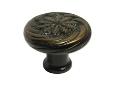 New Antique Brass Kitchen Bathroom Cabinet a wheat design Knobs 30mm
