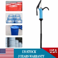 55 Gallon Drum Barrel Pump Hand Diesel Fuel Oil Gas Transfer Pump PP Piston