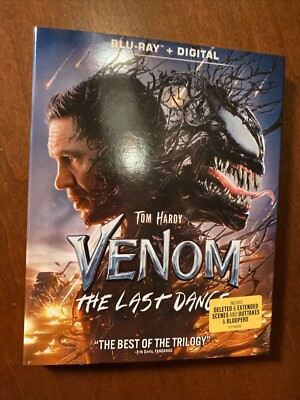 Venom: The Last Dance (Blu-ray/Digital) Tom Hardy BAND NEW w/slipcover