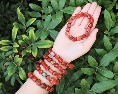 Tumbled Gemstone Bracelets: BUY 3 GET 1 FREE - Huge Variety Genuine Crystals