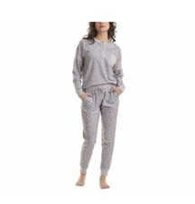 Splendid Women's 2-piece Lounge Set , Speckle Hearts Gray, Size Med