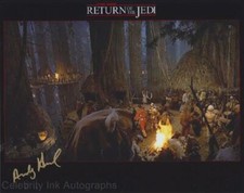 ANDY HERD as an Ewok - Star Wars: Return Of The Jedi GENUINE SIGNED AUTOGRAPH ANDY HERD as an Ewok - Star Wars: Return Of The Jedi GENUINE SIGNED AUTOGRAPH
