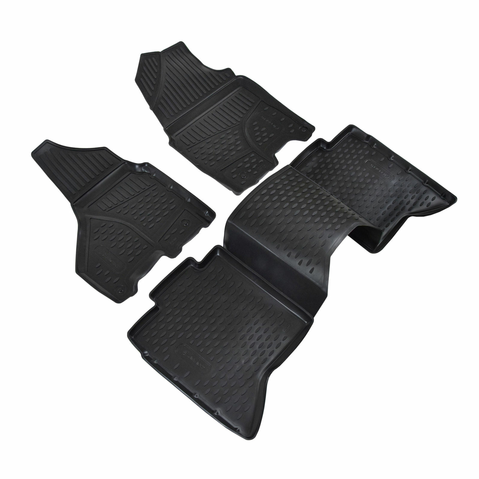 Tapis de sol caoutchouc pour protéger le Crew Cab Dodge RAM 2017 - 2
