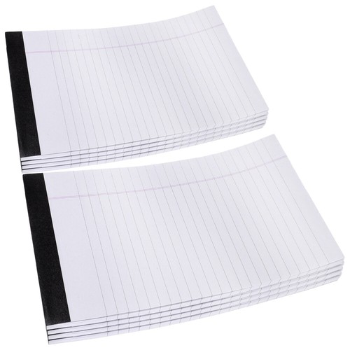 8 Pcs Take Paper Clear Note Pads Lined Wide Ruled Office A5 Notepads | eBay